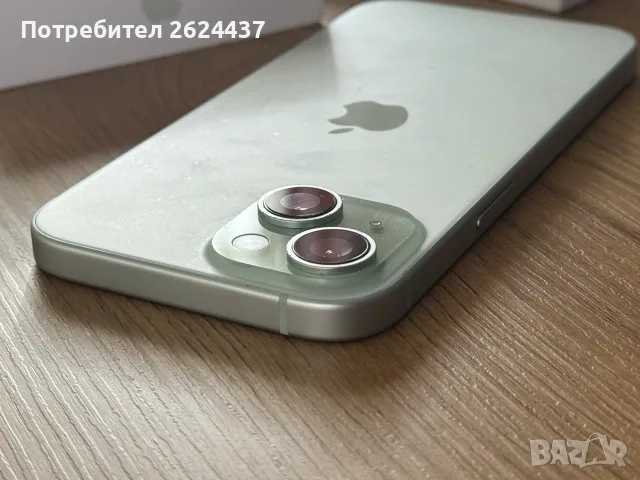 Бартер iPhone 15 128gb green 87%, снимка 5 - Apple iPhone - 56576082
