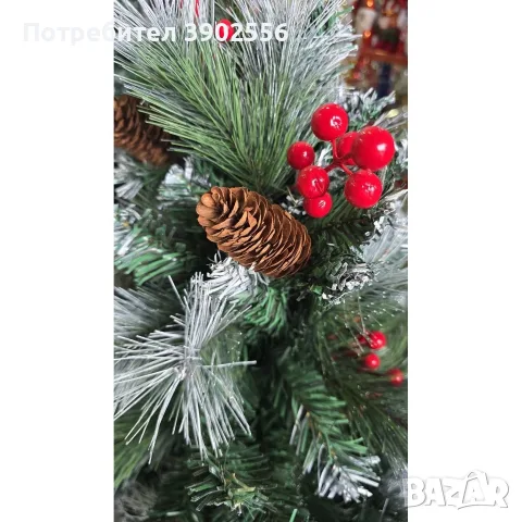 елха със шишарки , снимка 2 - Декорация за дома - 56570257