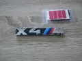 Предна решетка сребриста емблема BMW X4M, снимка 1