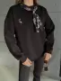 Дамска блуза с сатенено шалче, снимка 1