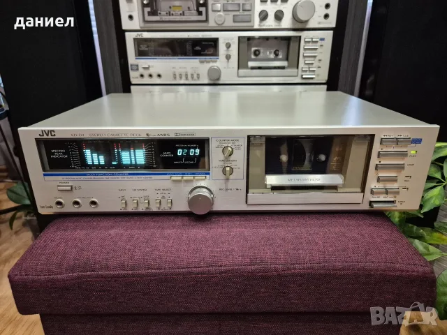 Отличен касетен дек JVC KD-D4 - Made in Japan от 1980 г. + подарък