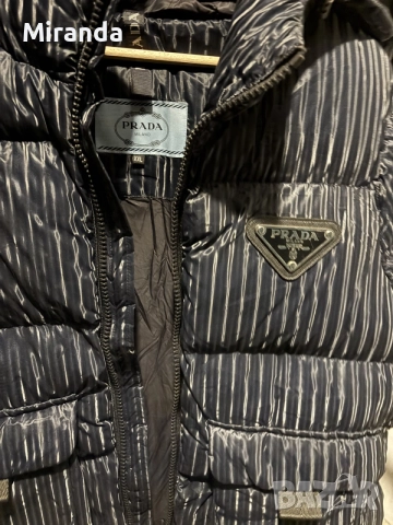 Prada пухено яке М-L, снимка 6 - Якета - 56558948