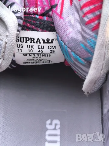 Нови кецове Supra Bandit Grey, оригинал, снимка 6 - Маратонки - 56660338
