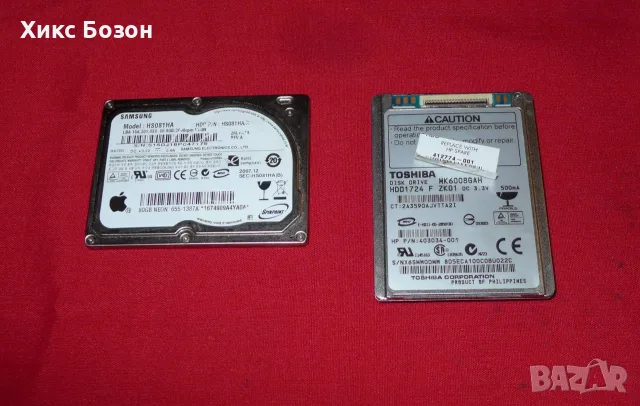 Микро хард дискове  Toshiba Samsung 1.8''iPod hard drive