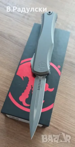Microtech, Spyderco, Real Steel, Heretic Knives..., снимка 3 - Ножове - 56372557