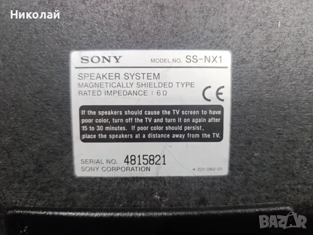 SONY SS-NX1      Цена -110 евро, снимка 8 - Тонколони - 56555025