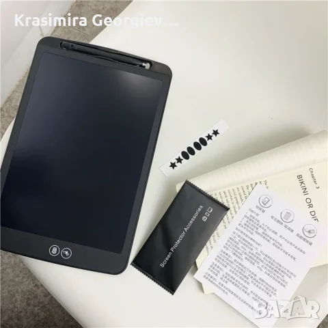 Детска дъска за рисуване Таблет , LCD екран, 12 инча, снимка 9 - Рисуване и оцветяване - 56642264