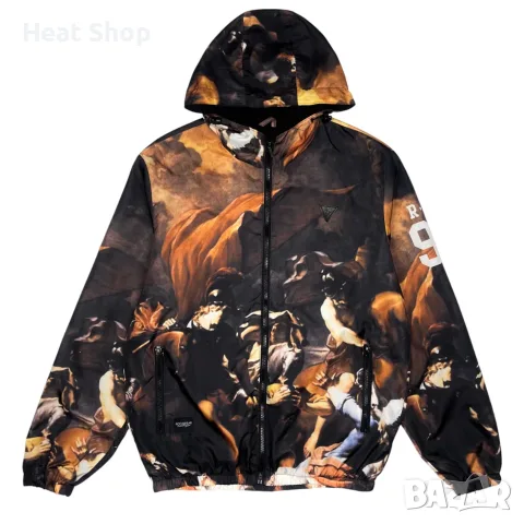 Мъжко яке ветровка RocaWear Renaissance 99 Graphic Hooded Windbreaker Jacket