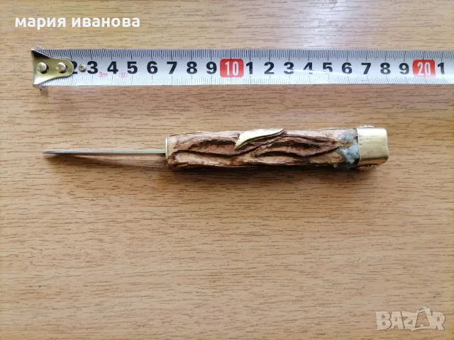 Джобна ножка ВТ с украси, снимка 2 - Ножове - 56620546