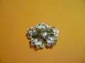 Изящна  сребърна брошка, снимка 4