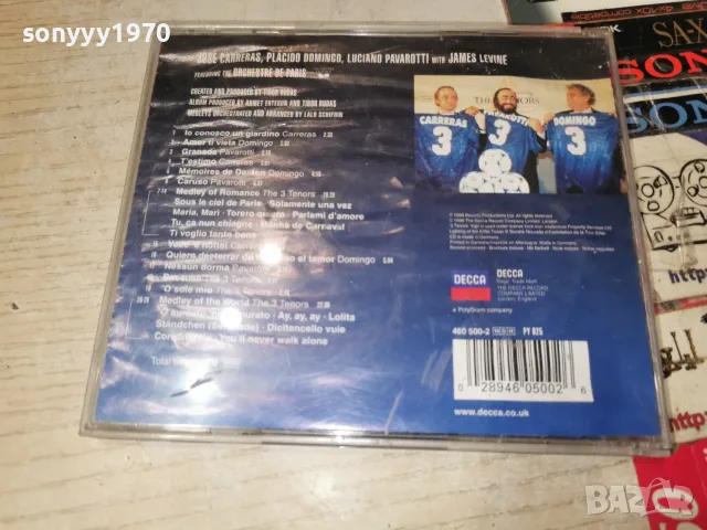 THE 3 TENORS CD 2110262122H2E8R, снимка 8 - CD дискове - 56601723