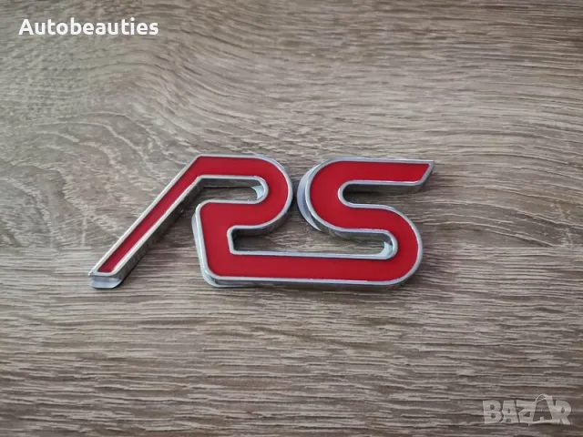червена емблема за решетка Ford RS