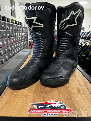 ТОП ЦЕНА Мото Ботуши за мотор ALPINESTARS SMX-6 V2 BLACK номер 44 129 €