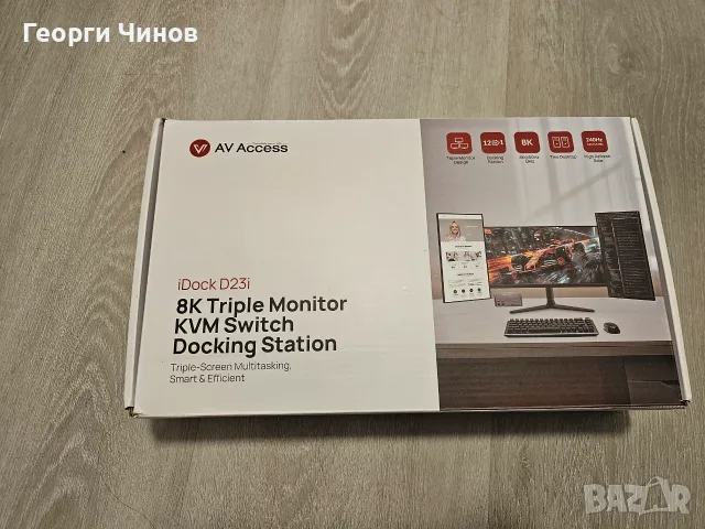 AV ACCESS KVM SWITCH iDock D23i, снимка 6 - Други - 56324352