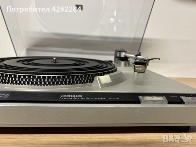 грамофон Technics-SL-220-отлично състояние, снимка 4 - Грамофони - 56687626