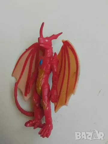 Червена фигурка на дракон, снимка 4 - Фигурки - 56662439