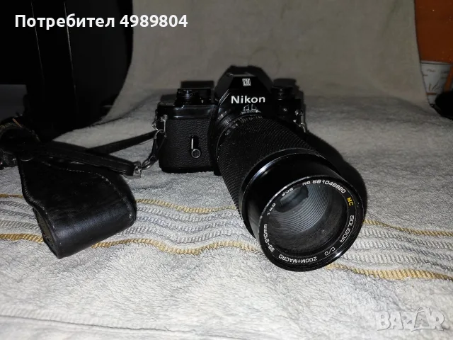 Nikon EM + soligor обектив