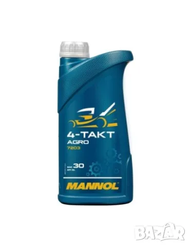 Масло за градинска техника MANNOL 4-Takt Agro SAE 30 1 л