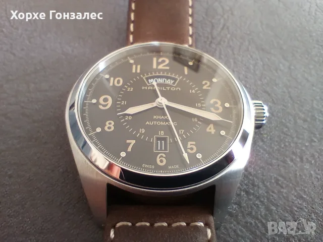 Hamilton Khaki Field Day Date Automatic. 42mm, снимка 3 - Мъжки - 56719408