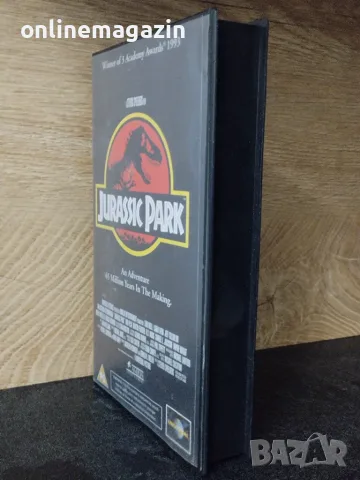 Видеокасета " JURASSIC PARK " VHS , снимка 4 - Други жанрове - 56629523