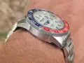 БАРТЕР! Оригинален Aragon Automatic Dive Master Full lume dial Pepsi bezel 40mm., снимка 14