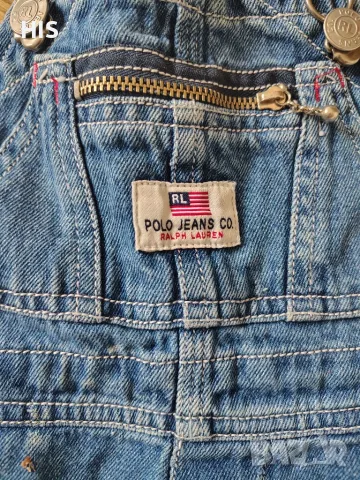 Дънков гащеризон Ralph Lauren за 6-12м, снимка 2 - Бебешки гащеризони - 56738214