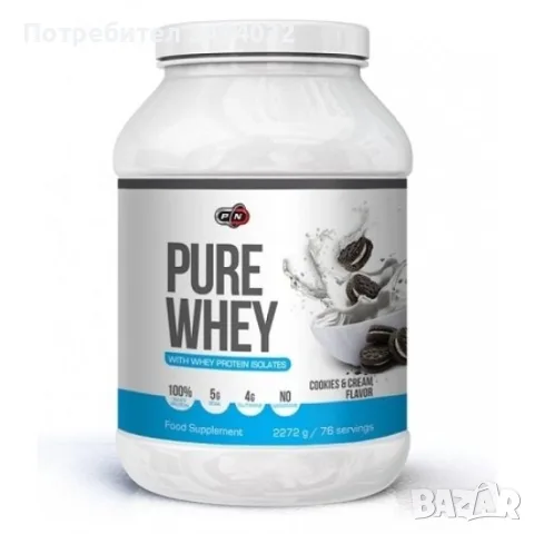 Протеин на Pure Nutrition Pure Whey 2270кг нов запечатан