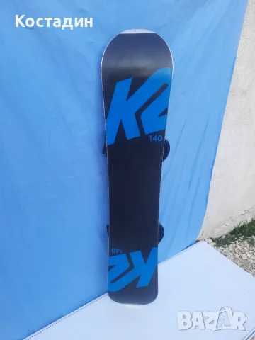 сноуборд  K2  с автомати  140см.   , снимка 4 - Зимни спортове - 56563094