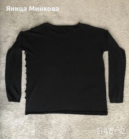 Дамска блуза с пайети Hugo Boss, снимка 2 - Блузи с дълъг ръкав и пуловери - 56553790