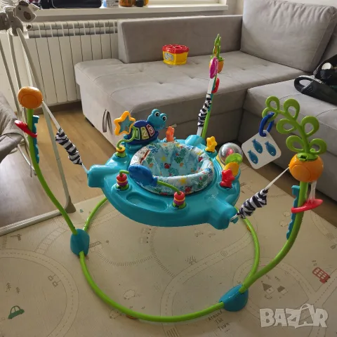 Бебешко бънджи на стойка - Baby Einstein Ocean Explorers, снимка 3 - Образователни игри - 56648256