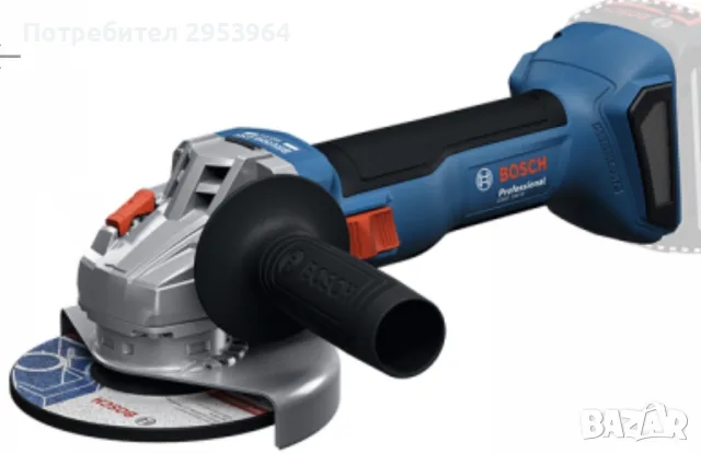Ъглошайф Bosch 18V GWS 18V-8 с 2 броя  4.0 Ah батерии със зарядно