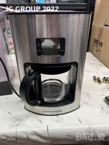 LAGRANGE Naos 529001 – програмируема кафемашина 1000W, 1.5L / 12 чаши