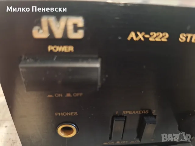 JVC AX 222 STEREO AMPLIFIER.MADE IN JAPAN.ЗА ЧАСТИ