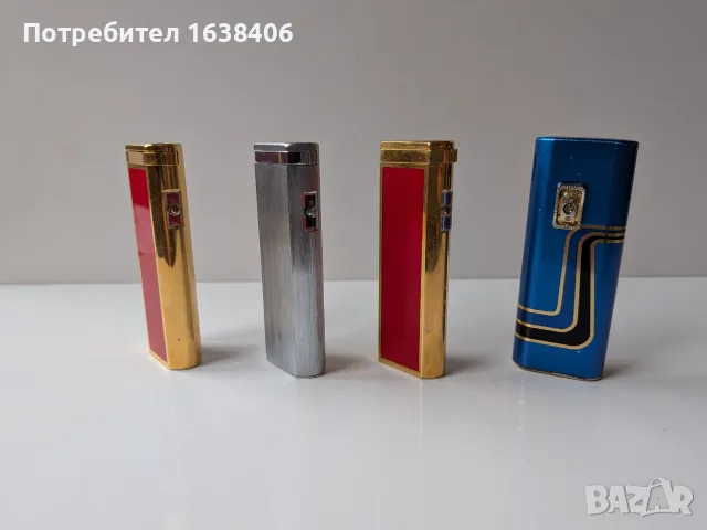 Лот 4 бр. Винтидж електронни газови запалки (Rowenta & Penguin Japan)