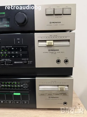 🔊Винтидж аудио сет PIONEER - Усилвател, дек, тунер🔉
, снимка 4 - Аудиосистеми - 56582632