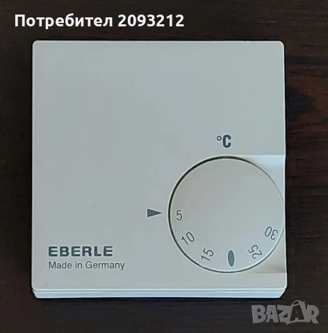 Нов стаен термостат EBERLE RTR-E 6121, 16A (Германия), снимка 2 - Строителни материали - 56616214