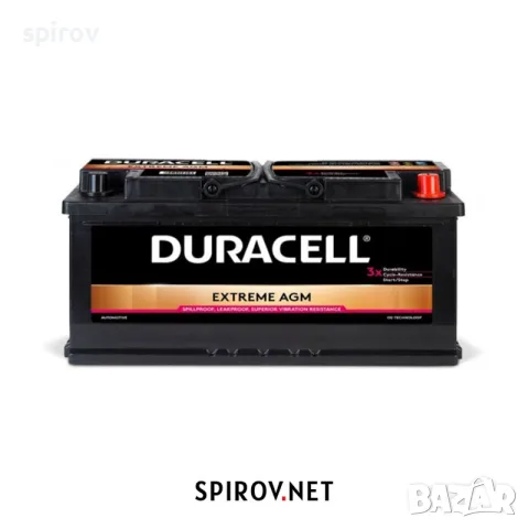 Акумулатор Duracell Extreme AGM 12V 105Ah 950A DE105