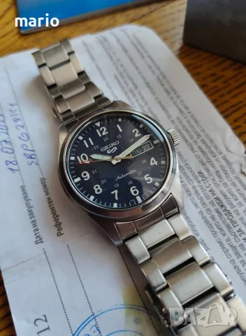 Seiko 5 Sports Field Automatic SRPG27K1 – ПЪЛЕН КОМПЛЕКТ! 