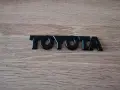 Toyota черен надпис малък шрифт, снимка 4