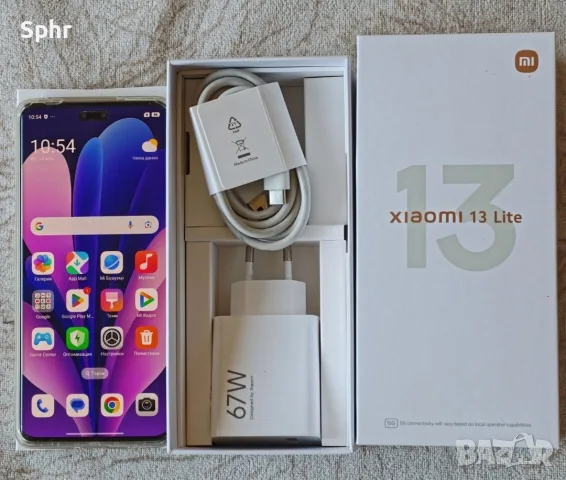 Нов Xiaomi 13Lite 256GB подарък часовник