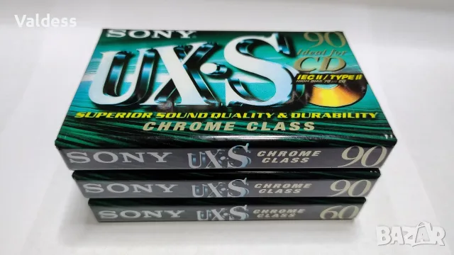 Аудио касети SONY UX-S90, UX-S60 position chrome type II