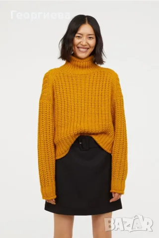 Разкошен дамски пуловер едра плетка H&M