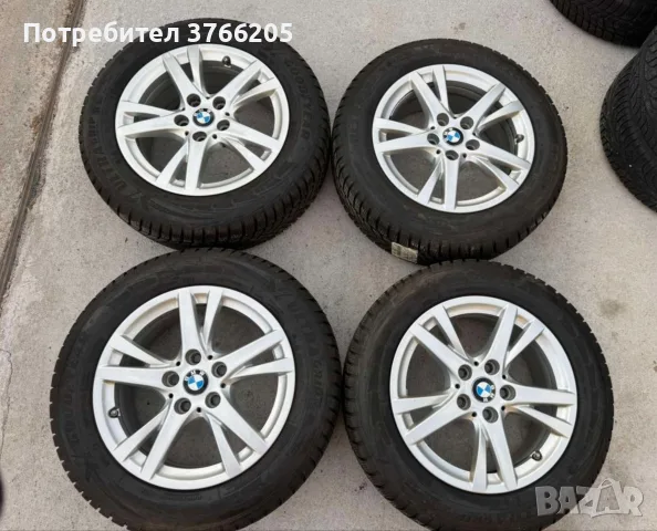 16ки джанти 5х112 от BMW със зимни гуми GOODYEAR 