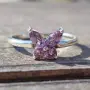 Сребърен пръстен с Аметист , снимка 3