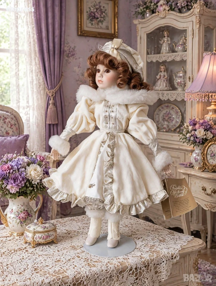 Порцеланова кукла Franklin heirloom doll , снимка 1