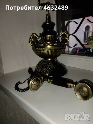 Антика 80 годишен телефон , снимка 4 - Антикварни и старинни предмети - 56614147
