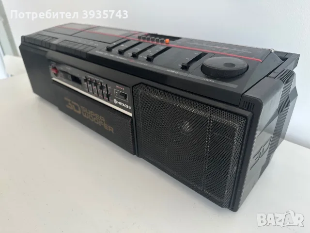 Hitachi TRK 3D50E Boombox , снимка 5 - Радиокасетофони, транзистори - 56642944
