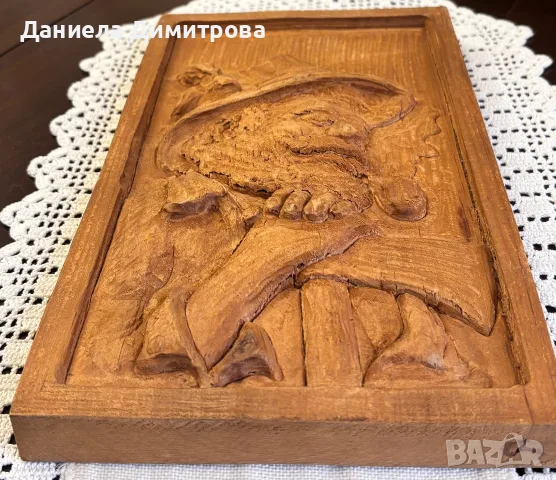 Релефно пано, дърворезба, снимка 3 - Пана - 56646839