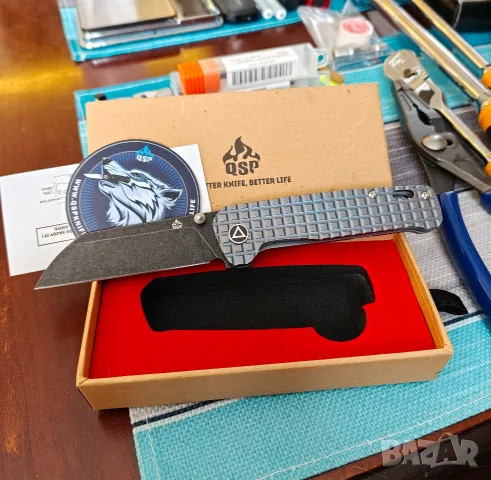 QSP Penguin 154CM titanium frag