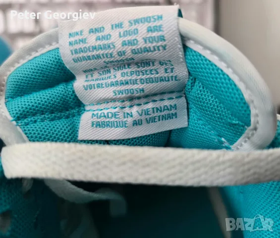 Маратонки Nike Dunk Low Retro White/Cosmic Clay-Dusty Cactus, снимка 10 - Маратонки - 56566049